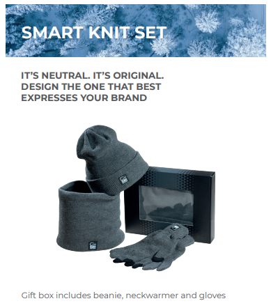 Winter warm knit set