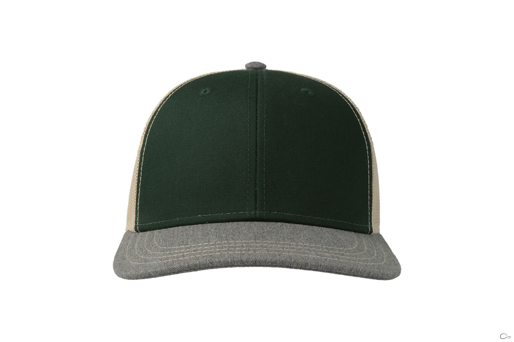 BOTTLE GREEN GREY MELANGE BEIGE-1