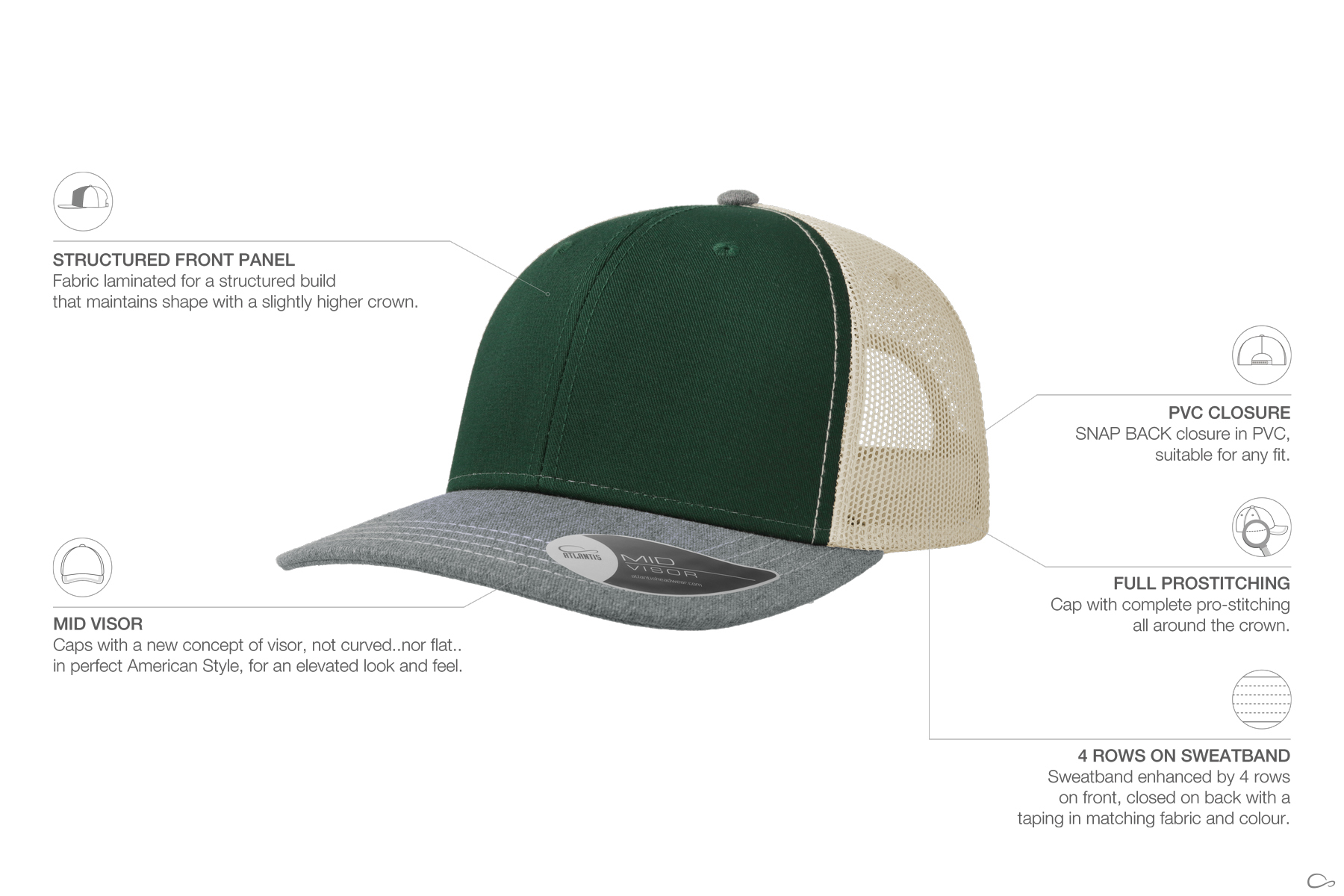 BOTTLE GREEN GREY MELANGE BEIGE-3
